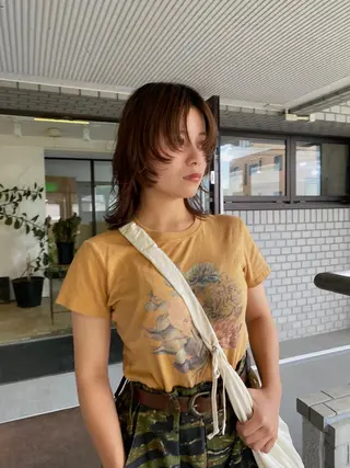 ミディアム カラー GATTACA所属・KEI gattacaのヘアスタイル