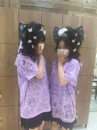 ヘアアレンジ なな/シェービング /カラー/アレンジのヘアスタイル