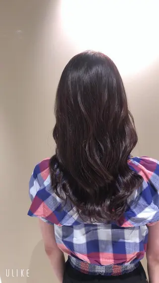 ロング カラー パーマ ヘアアレンジ 【似合うが見つかる】 Hanaのヘアスタイル