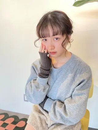 カラー ヘアアレンジ 当日予約大歓迎💗 依田瑞希のヘアスタイル