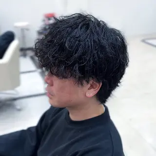 ショート パーマ メンズ 名古屋のメンズ職人 /わたるのヘアスタイル