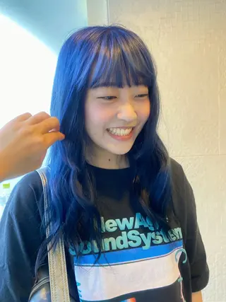 ロング カラー miumiu/恵比寿 カットモデル募集のヘアスタイル