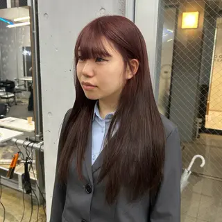 セミロング カラー ✨うる艶/ブリーチ✨ 𝓡𝒖𝓷𝐚💋のヘアスタイル