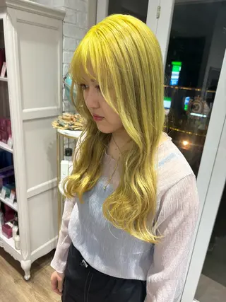 ロング カラー Risa🐈⬛/ グレージュ/透明感のヘアスタイル