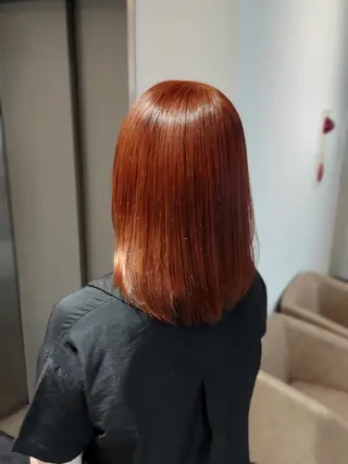 ミディアム カラー AVANCE.ens ふくながかなえのヘアスタイル