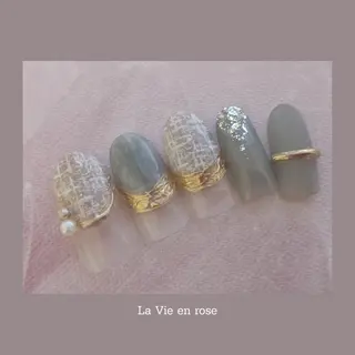 ネイル ラヴィアン ローズのネイルデザイン