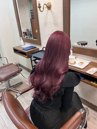 ロング カラー 村田梨乃/ minim hairのヘアスタイル