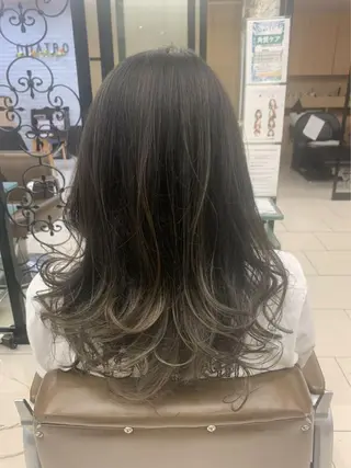 セミロング 宮内 修平のヘアスタイル