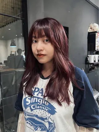 ロング the hinc所属・miyu /大阪 /レイヤーカットのヘアスタイル