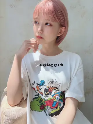 ショート カラー 大橋 ころあのヘアスタイル