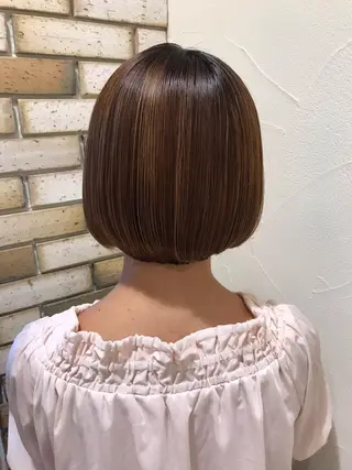 ショート 透明感カラー・ 髪質改善🩵イケダのヘアスタイル
