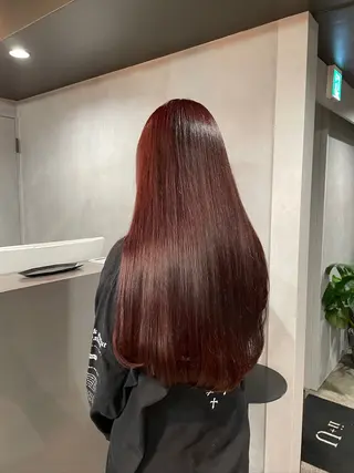 ロング レイヤーカット×暖色 カラー🎀ASAKAのヘアスタイル