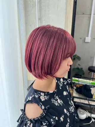 ショート カラー Ayaka🩰🎀 ガーリー/暖色♡のヘアスタイル