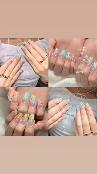 ネイル Arowa 伊田のネイルデザイン