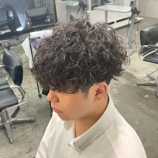 ショート パーマ メンズ メンズ特化美容師/ 藤戸 椋のヘアスタイル