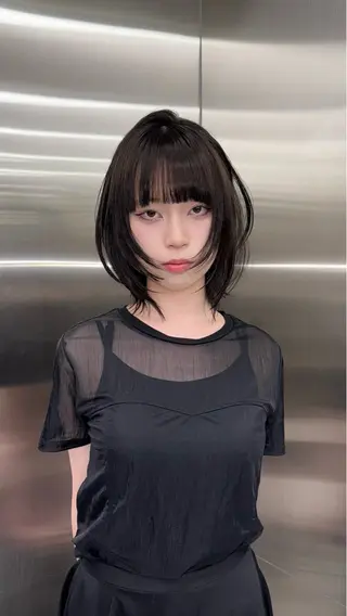 ショート romp恵比寿所属・ボブ・ショートカット 【瑠己】のヘアスタイル