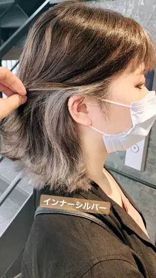 ミディアム aguhair jour所属・髪質改善/白髪ぼかし KENTAのヘアスタイル