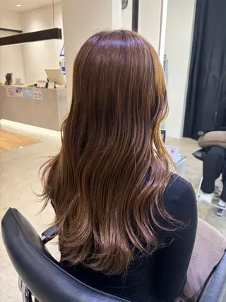 ロング カラー MINXplus所属・MINXplus 🎀 大久保良桜のヘアスタイル