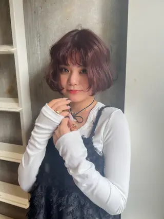 ショート カラー 🎵ぷる艶ハイトーン 柔らかヘア🍅まあやのヘアスタイル