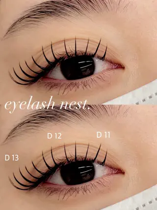 マツエク・マツパ intime内nest.所属・🤍nest. エリ🤍のマツエク・マツパデザイン