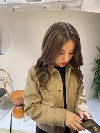 セミロング カラー 🫶MIYAZATO RAN🫶のヘアスタイル