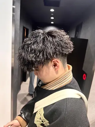 パーマ メンズ メンズサロン/パーマ BLUCK横浜⚡️のヘアスタイル