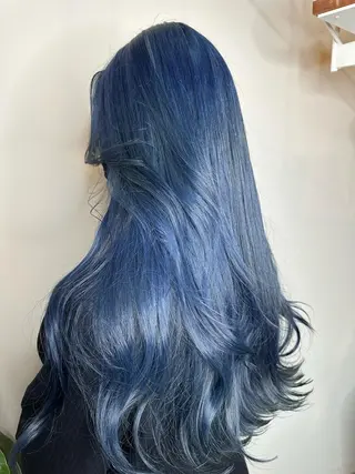 ロング カラー peakshair所属・艶々になる髪質改善 𝒀𝑼𝑻𝑶のヘアスタイル