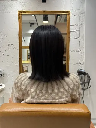 ミディアム カラー re view 日和のヘアスタイル