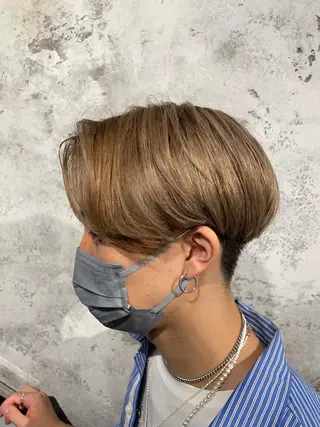 ショート M.SLASH bonheur所属・松田 真央のヘアスタイル