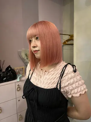 セミロング カラー qulim所属・櫻井 はるなのヘアスタイル