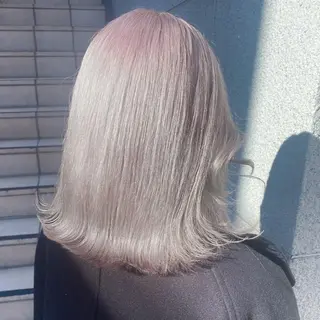 セミロング カラー 💗💗韓国レイヤー yu-ki💗💗のヘアスタイル