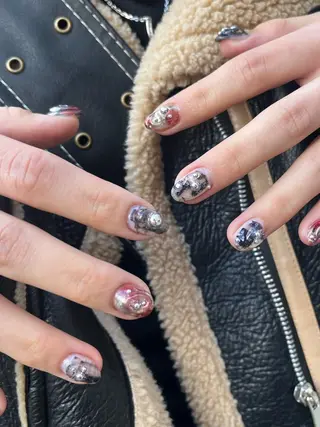 ネイル 文 /個性派ネイルのネイルデザイン