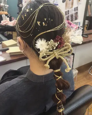 セミロング ヘアアレンジ あんざき みわのその他イメージ