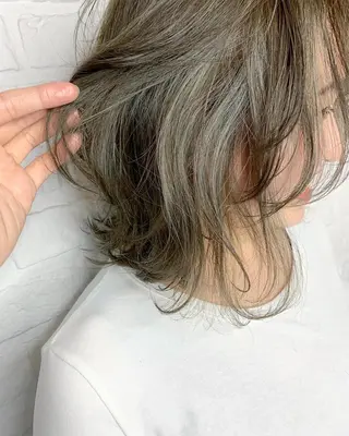 ミディアム カラー flocci🌙 フロクシのヘアスタイル