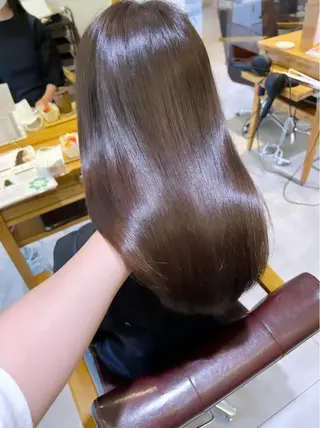 セミロング カラー 韓国ヘア×髪質改善 /yoshikaのヘアスタイル