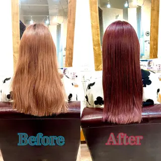 セミロング カラー 小阪 将司のヘアスタイル