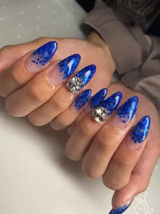 セミロング ネイル nail salon azuのネイルデザイン