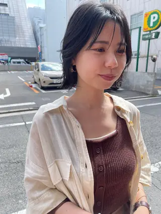 ショート さの あやねのヘアスタイル