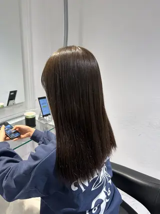 セミロング カラー ヘアアレンジ 透明感ラベンダー💗 SHOのヘアスタイル