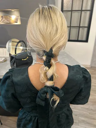 ヘアアレンジ ブリーチ／ヘアセット 🪞🌙minamiのヘアスタイル