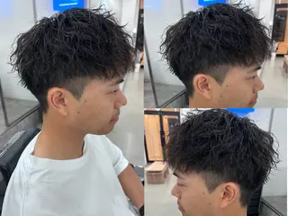 パーマ メンズ 土岐 仁/メンズ専門 パーマ特化美容師のヘアスタイル