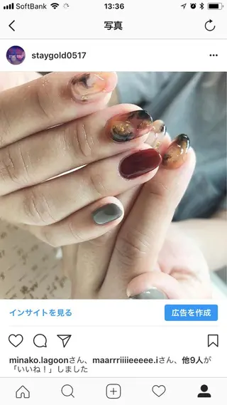 ネイル stay goldのネイルデザイン