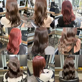 セミロング ユイカ🐮韓国ヘア/ 再現スタイルのヘアスタイル