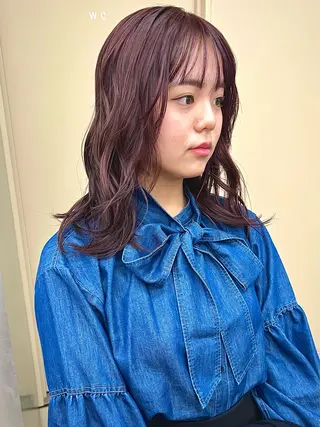 ミディアム 矢場町/栄/上前津/ 佐藤祐希のヘアスタイル