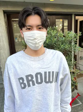 ショート メンズ 木村陸弥 似合わせ 透明感カラー🌿のヘアスタイル