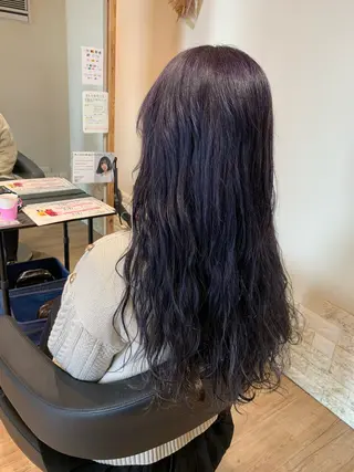 ロング カラー 大久保 隆蔵のヘアスタイル