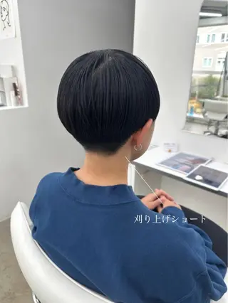 ショート jjeno所属・aisa 札幌カットモデル🎀のヘアスタイル