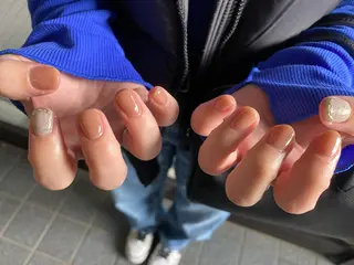 ネイル akari✨ 韓国風、メンズネイルのネイルデザイン