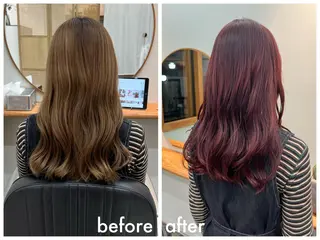 カラー aiko【艶カラー ・ミニモ年内で終了】のヘアスタイル