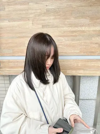 ミディアム カラー 暖色カラー🧶/ Misakoのヘアスタイル